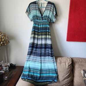Enfocus Studio Striped Maxi Dress Size 10